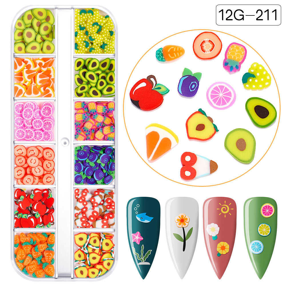 【Fruit Slices Series】Polymer Slices Slices Fimo Slices for DIY Slime Resin Making Charms Lip Gloss Nail Art Cellphone Decorations.
