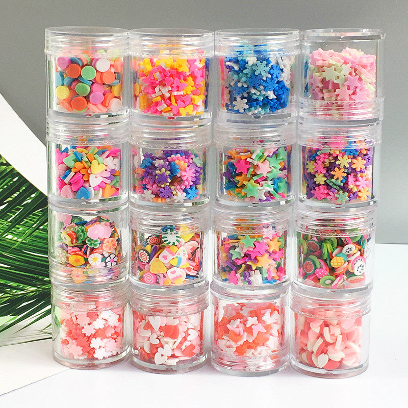 【Kit Series】Polymer Slices Slices Fimo Slices for DIY Slime Resin Making Charms Lip Gloss Nail Art Cellphone Decorations.