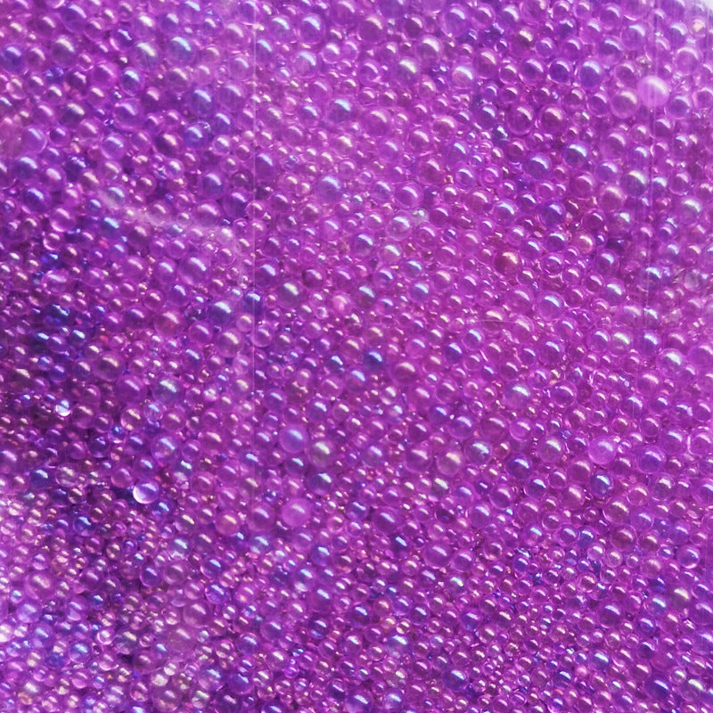 Resin Bubble Beads 2~3mm Droplet Bubble Beads Red Green Tiny Crystal Glass Balls Mini Bubble Ball Beads Christmas Resin Filler for DIY Shaker Resin Molds Resin Pendant Jewelry Making