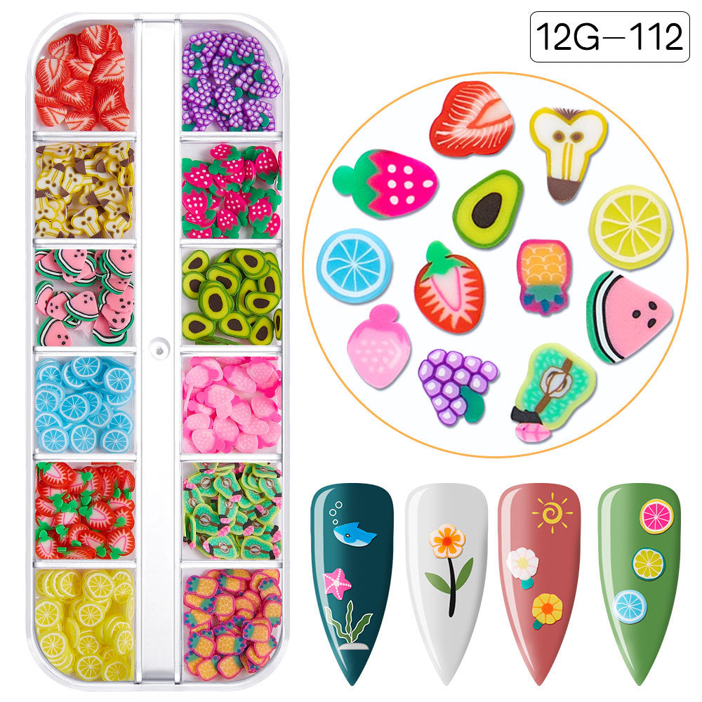 【Fruit Slices Series】Polymer Slices Slices Fimo Slices for DIY Slime Resin Making Charms Lip Gloss Nail Art Cellphone Decorations.