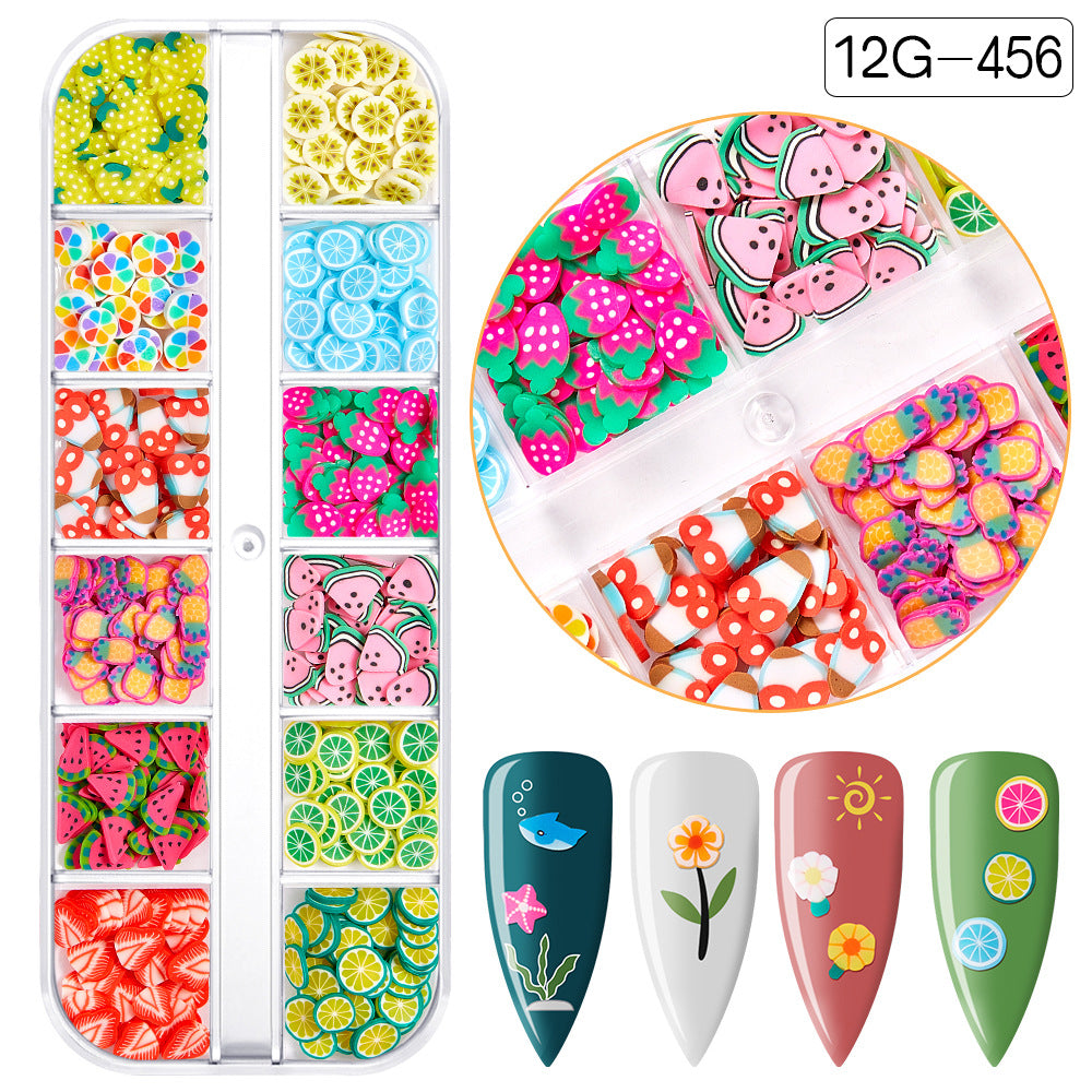 【Fruit Slices Series】Polymer Slices Slices Fimo Slices for DIY Slime Resin Making Charms Lip Gloss Nail Art Cellphone Decorations.