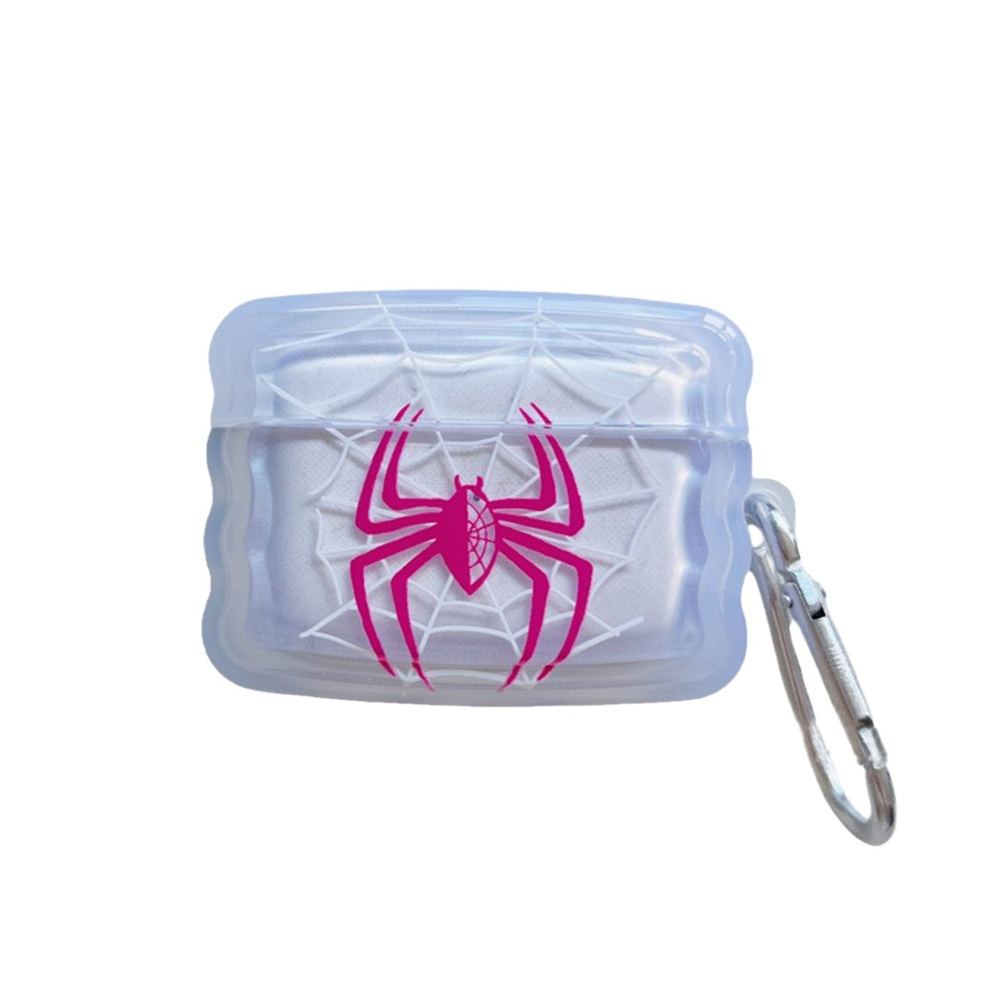 Case Compatible with AirPods Pro 3 4 1 2 Bluetooth Earphone Cover ，TPU Halloween themed spider Case