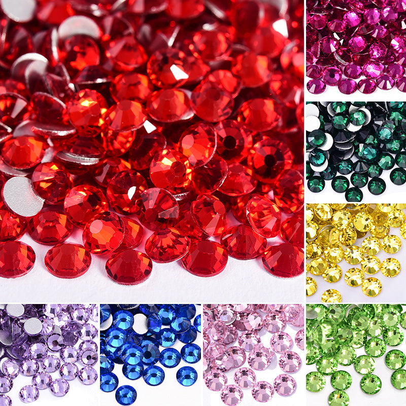 SS3-SS34 Red & Rose Pink Glass Rhinestones | Flat Back Rhinestones | Embellishments | Bling | Nail Art | Craft | 1440PCS