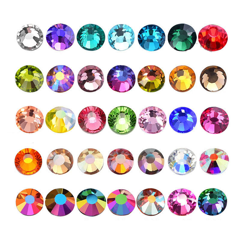 SS3-SS34 Red & Rose Pink Glass Rhinestones | Flat Back Rhinestones | Embellishments | Bling | Nail Art | Craft | 1440PCS