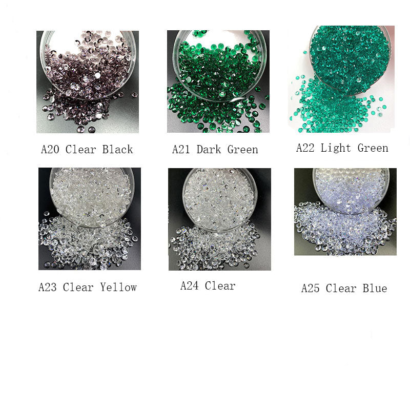 3mm | SS10 | Transparent Rhinestones | Flat Back Rhinestones |Embellishments | Bling | Nail Art | Craft |