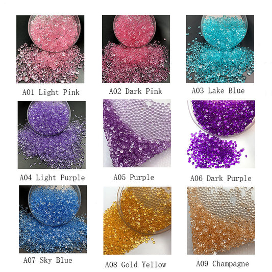 6mm | SS30 | Transparent Rhinestones | Flat Back Rhinestones |Embellishments | Bling | Nail Art | Craft |