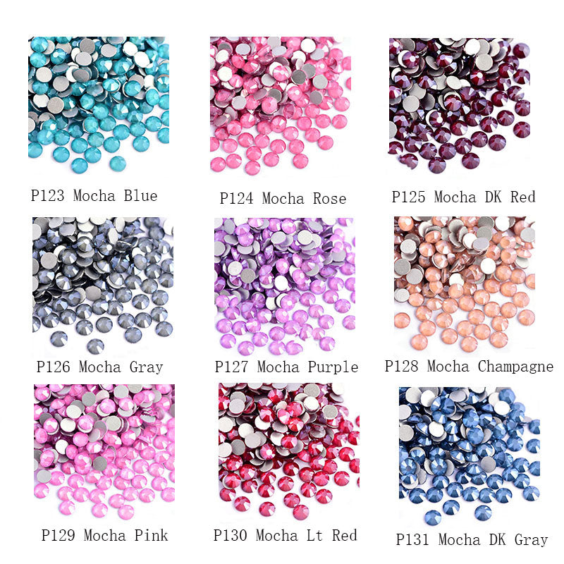 【Mocha Glass Rhinestone】Flat Back Rhinestones | Embellishments | Bling | Nail Art | Craft | DIY | Tumblers | Makeup |Clothes| Jewelry| Decoration