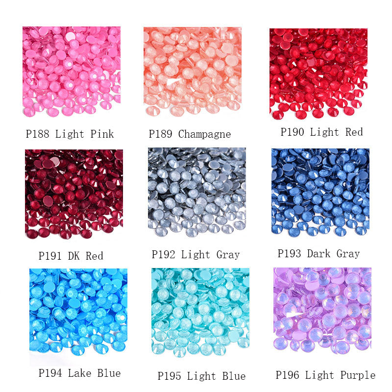 【Mocha Glass Rhinestone-New】Flat Back Rhinestones | Embellishments | Bling | Nail Art | Craft | DIY | Tumblers | Makeup |Clothes| Jewelry| Decoration